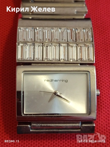 Модерен дамски часовник Red herring japan quartz стил и елегантност 51694, снимка 7 - Дамски - 53590283