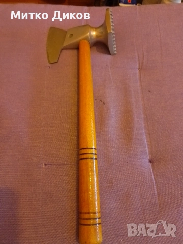 Сатър чук брадвичка за месо нов от соца СССР 30х11см и 5х5 см чук и 7 см острие