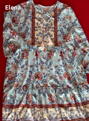 Рокля с дълъг ръкав, снимка 2 - Рокли - 51707967