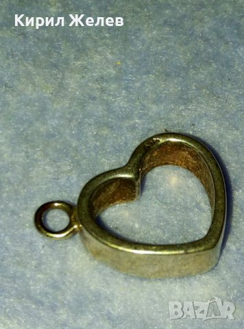 ПОСРЕБРЕНО СЪРЧИЦЕ АРТ МЕДАЛЬОН от БЛАГОРОДНА НЕРЪЖДАЕМА СТОМАНА с ПЕЧАТ 925 За ПОСРЕБРЯВАНЕ 40259, снимка 4 - Колиета, медальони, синджири - 42475563