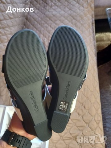 Продавам дамски чехли Calvin Klein, снимка 9 - Чехли - 41624776