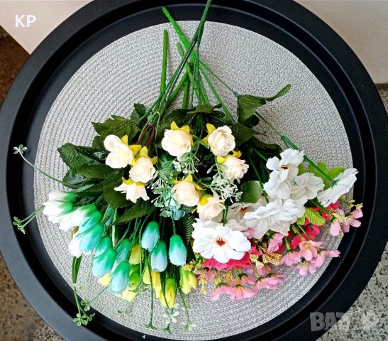Изкуствени букети цветя за декорация , снимка 2 - Изкуствени цветя - 41699331