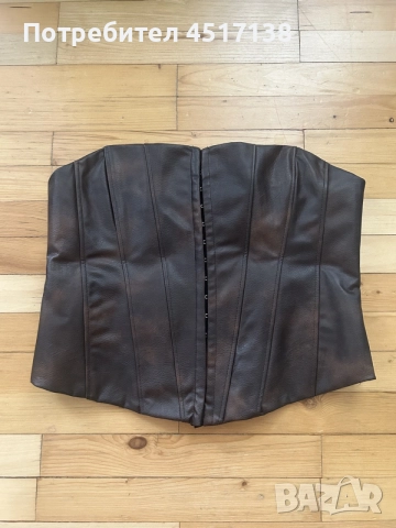 Кожен корсет Zara