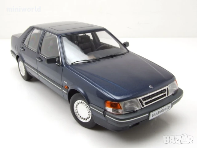 Saab 9000 CD Turbo 1990 - мащаб 1:18 на Triple9 моделът е нов в кутия, снимка 8 - Колекции - 51025620