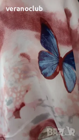 Шал Коприна Пеперуди, снимка 3 - Шалове - 43750578