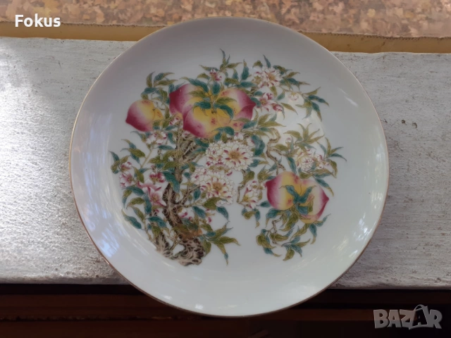 Стар порцелан колекционерска чиния SAJI JAPAN