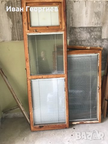 Две крила от дървена дограма, снимка 7 - Дограми - 44466839