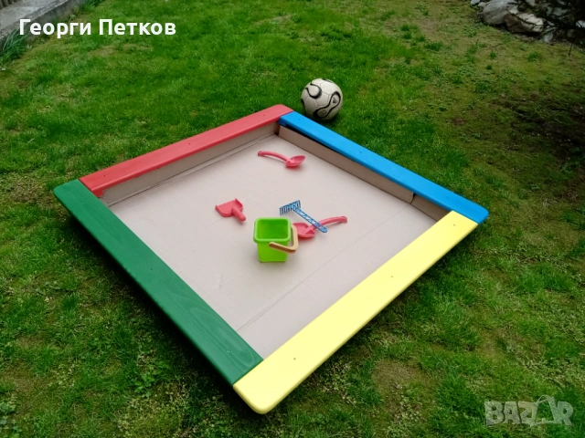 Пясъчник, цветен -110х110cм., снимка 4 - Други - 53524147