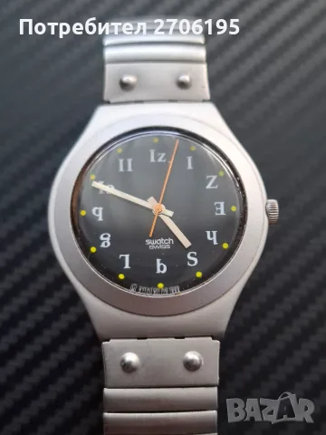 Рядък колекционерски Swatch Irony Big "Crazy Alphabet" (1995), снимка 2 - Мъжки - 56068542