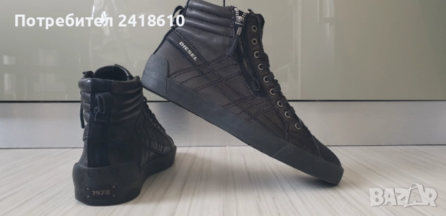 Diesel Leather Sneakers Mens Size 43/28см  ОРИГИНАЛ! Мъжки Кецове от естествена кожа!, снимка 5 - Кецове - 51880046