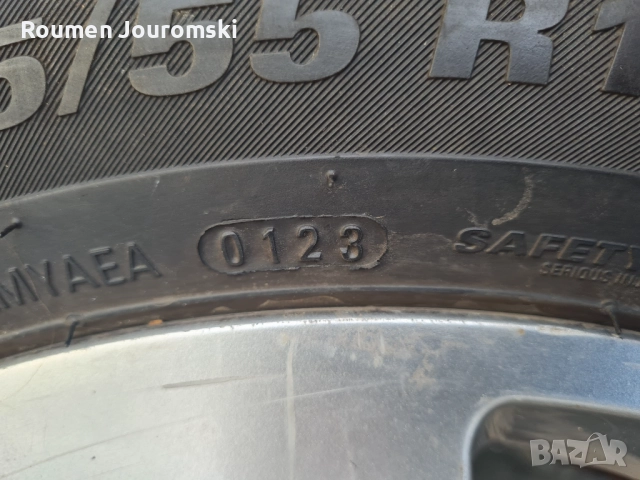 Продавам 4бр.лети джанти 16" с гуми 205 /55r16 , снимка 10 - Гуми и джанти - 52920719