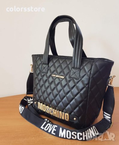 Голяма Черна чанта/реплика  Moschino DP357, снимка 3 - Чанти - 40571040