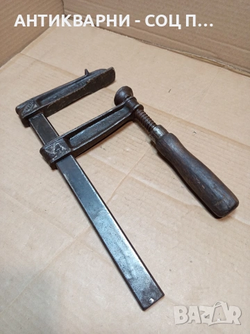 Стара Масивна Немска Дърводелска Стяга. НОМЕР 1654., снимка 7 - Антикварни и старинни предмети - 53749959