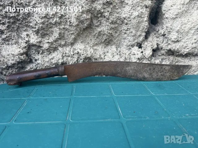 стар кован нож 19 век, снимка 3 - Ножове - 55903438