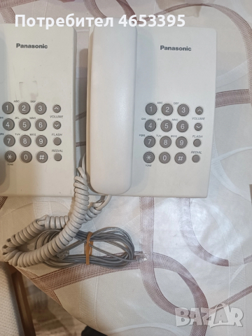 Стационарен телефон Panasonic , снимка 2 - Стационарни телефони и факсове - 52444706