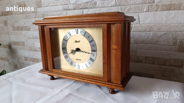 Немски настолен часовник - Harmle - 1970"г., снимка 3 - Антикварни и старинни предмети - 53176401