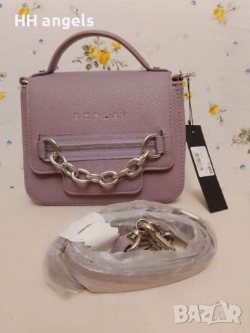 Replay чисто нова дамски чанта с дълга/кросбоди дръжка