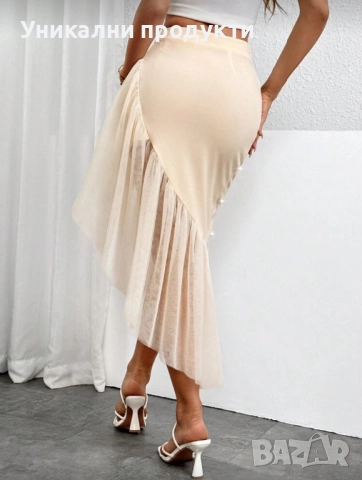 Пола с перли Old money, снимка 3 - Поли - 52826890