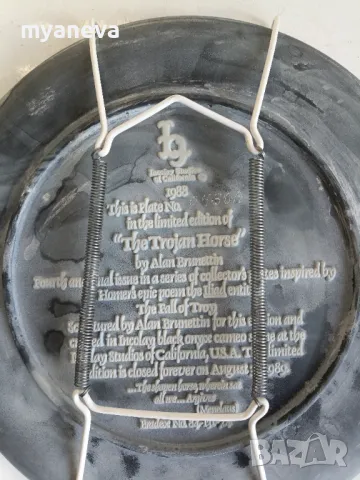 Гръцки барелефи , ръчно изработени,  "Троянски кон" , ,, " Хектор и Андромаха ". , снимка 6 - Декорация за дома - 47751623