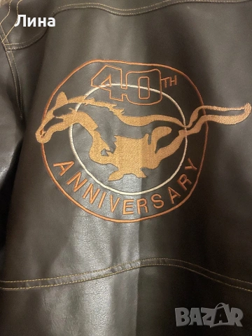 Мъжко кожено яке 100%Pelle, снимка 3 - Якета - 53774297