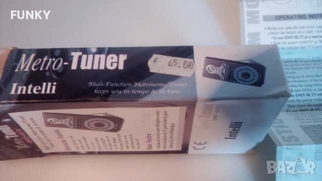 Intelli DMT8LT3 Multi-Function Digital Metronome & Tuner, снимка 11 - Китари - 38651437