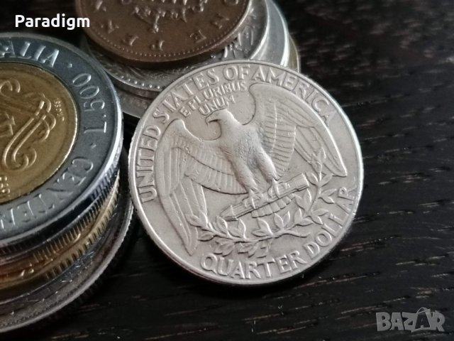 Монета - САЩ - 1/4 (четвърт) долар | 1990г., снимка 1 - Нумизматика и бонистика - 34410143