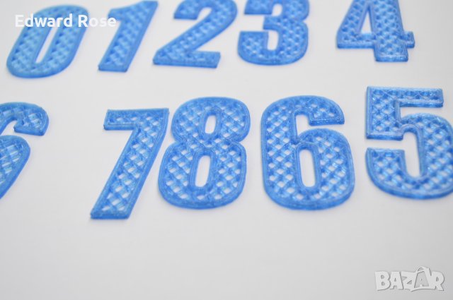 Цифри числа от пластмаса , снимка 4 - Образователни игри - 41459171
