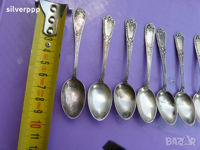  Френски сребърни лъжички , снимка 2 - Антикварни и старинни предмети - 34057712