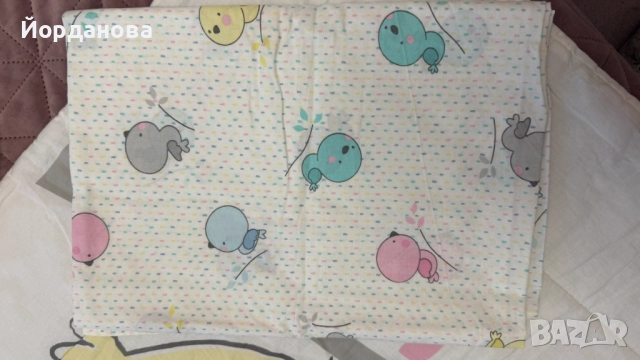 Спално бельо за бебешко легло с олекотена завивка и допълнителни 2 бр. чаршаф с ластик, снимка 4 - Спално бельо - 51920679