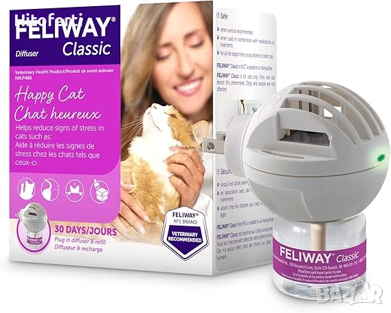 Класически стартов комплект,Спомага за спокойствие при котки и котенца FELIWAY Classic