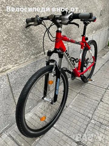 Алуминиев велосипед 26 цола 24 скорости преден амортисьор аиро капли палцови команди много запазено , снимка 13 - Велосипеди - 49780135