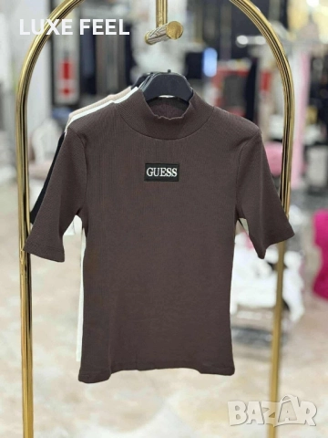 Дамски Блузи -Рипс - лого Бродирано ⚜️ MIU MIU GUESS 