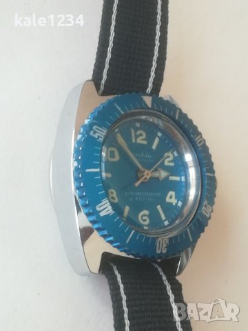 Ruhla wasserdicht. Germany. Дамски часовник. Амфибия. Водолазен. Механичен. Гмуркане. Vintage watch, снимка 8 - Дамски - 39998494