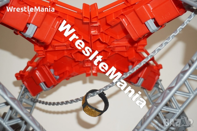 Рядък Кеч Ринг WWE CREATE A WWE SUPERSTAR RING BUILDER, снимка 11 - Колекции - 51854794