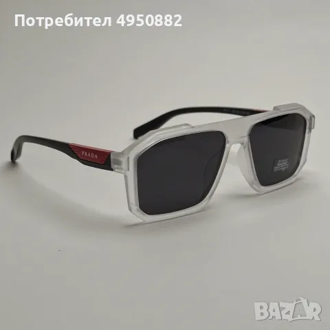 Слънчеви очила Prada Limited Edition поляризирани, нови, черни и кафяви, снимка 4 - Слънчеви и диоптрични очила - 56162110