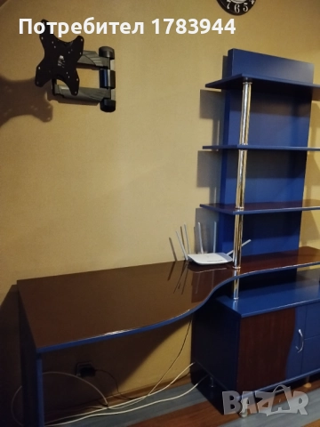 Легло с размери 120x200 см,подматрачна рамка и секция от МДФ, снимка 10 - Секции и витрини - 52737685