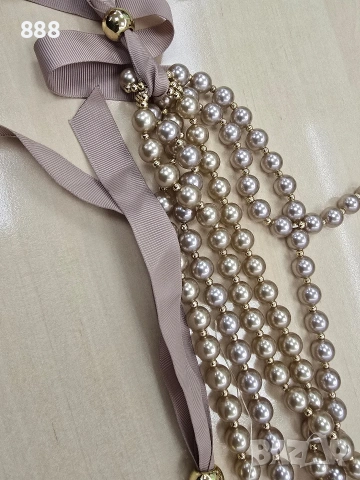 дамски гердан перли, снимка 2 - Колиета, медальони, синджири - 53507141