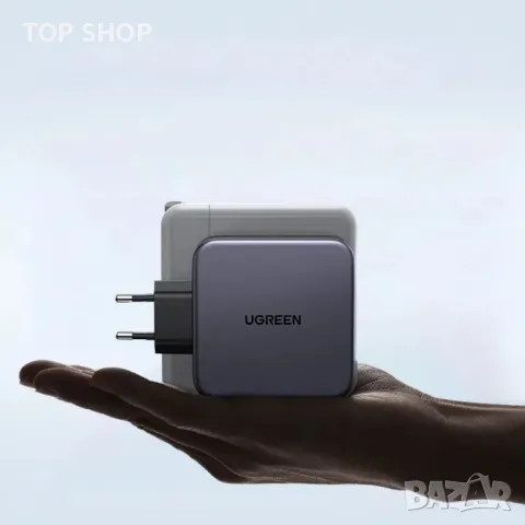 Ugreen Nexode GaN Fast Wall Charger 140W - захранване за ел. мрежа за лаптопи, смартфони, снимка 3 - Оригинални зарядни - 48784787