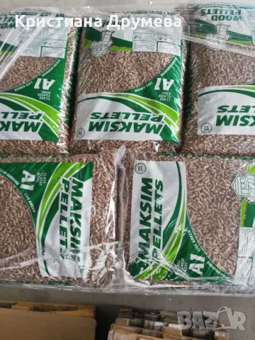Дървесни пелети Максим 6мм, снимка 1
