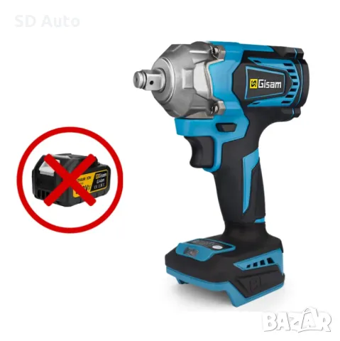 Безчетков Акумулаторен Гайковерт GISAM  1200 Nm, снимка 5 - Други инструменти - 48480063