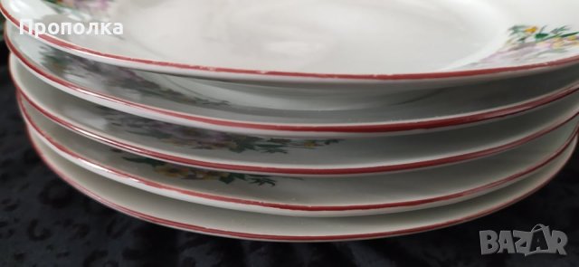 Комплект Пъстроцветни чинии със супник, снимка 4 - Сервизи - 41604468