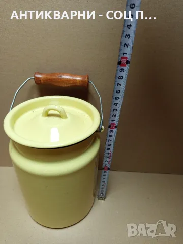 Соц Стара Емайлирана Съдинка Съд., снимка 12 - Антикварни и старинни предмети - 49715310