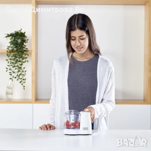 Чопър Black+Decker BXCH120E 120 W, 350 ml, снимка 8 - Чопъри и пасатори - 51664667