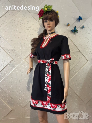 Дамска или детска туника с Български етно мотиви,, снимка 6 - Туники - 53596559