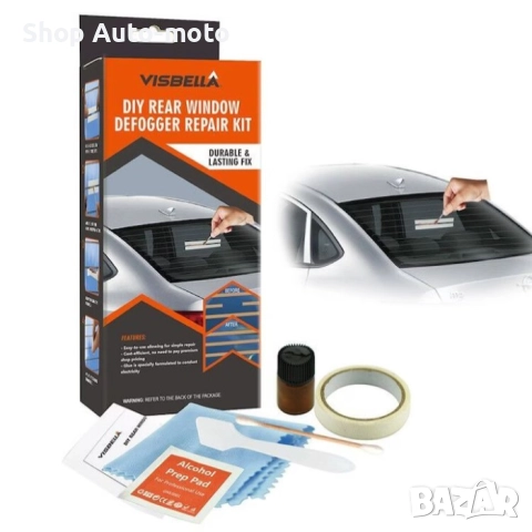 Лепило Eлектропроводимо за ремонт на платки и реотани на задните стъкла на автомобилите Visbella V