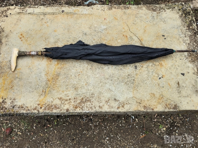 Антикварен Чадър Англия 1890г , снимка 14 - Антикварни и старинни предмети - 52126757