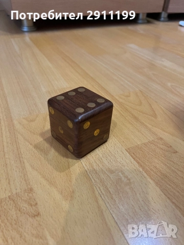 Дървени зарове, 6 бр., снимка 3 - Други игри - 48487700