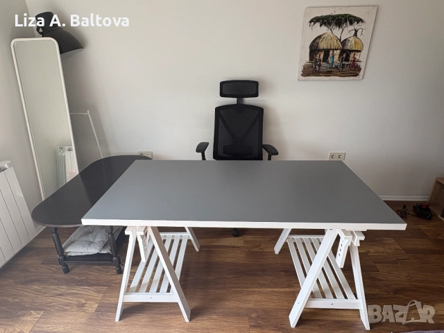 Бюро 140-60 см - Икеа LAGKAPTEN/MITTBACK