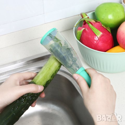 3755 Белачка за зеленчуци и плодове с контейнер, снимка 2 - Аксесоари за кухня - 41062842