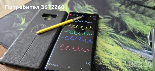 *МОКРЕН* Samsung Galaxy Note9, 512 GB + 8GB RAM, външно - отличен, снимка 11 - Samsung - 52232553
